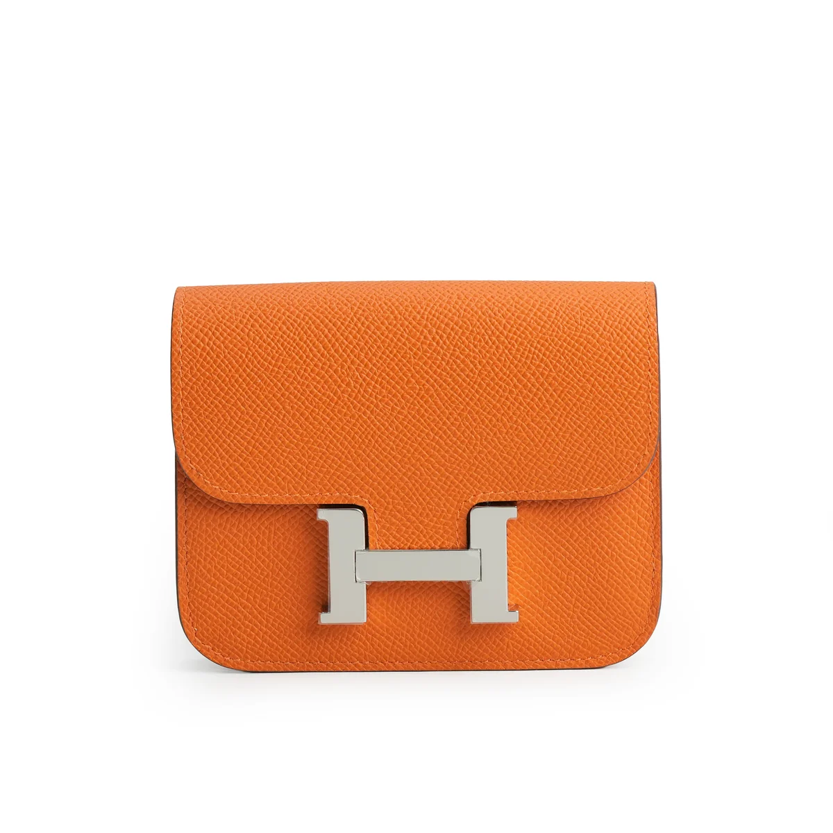 Hermès Contance Slim Wallet Orange — view 2
