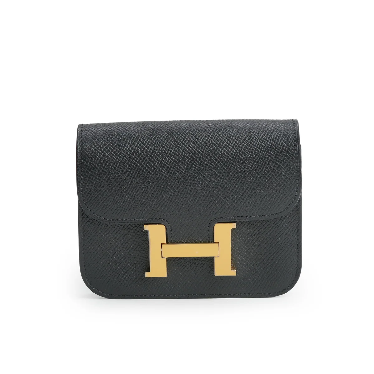 Hermès Constance Slim Wallet Noir — view 2