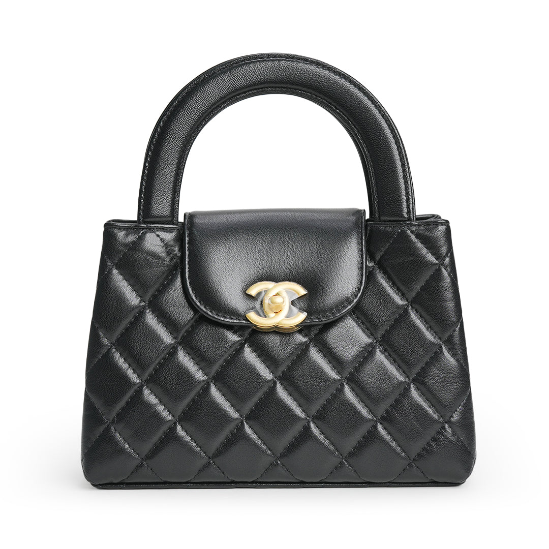 Chanel Mini Kelly Shopper Bag Black — view 2