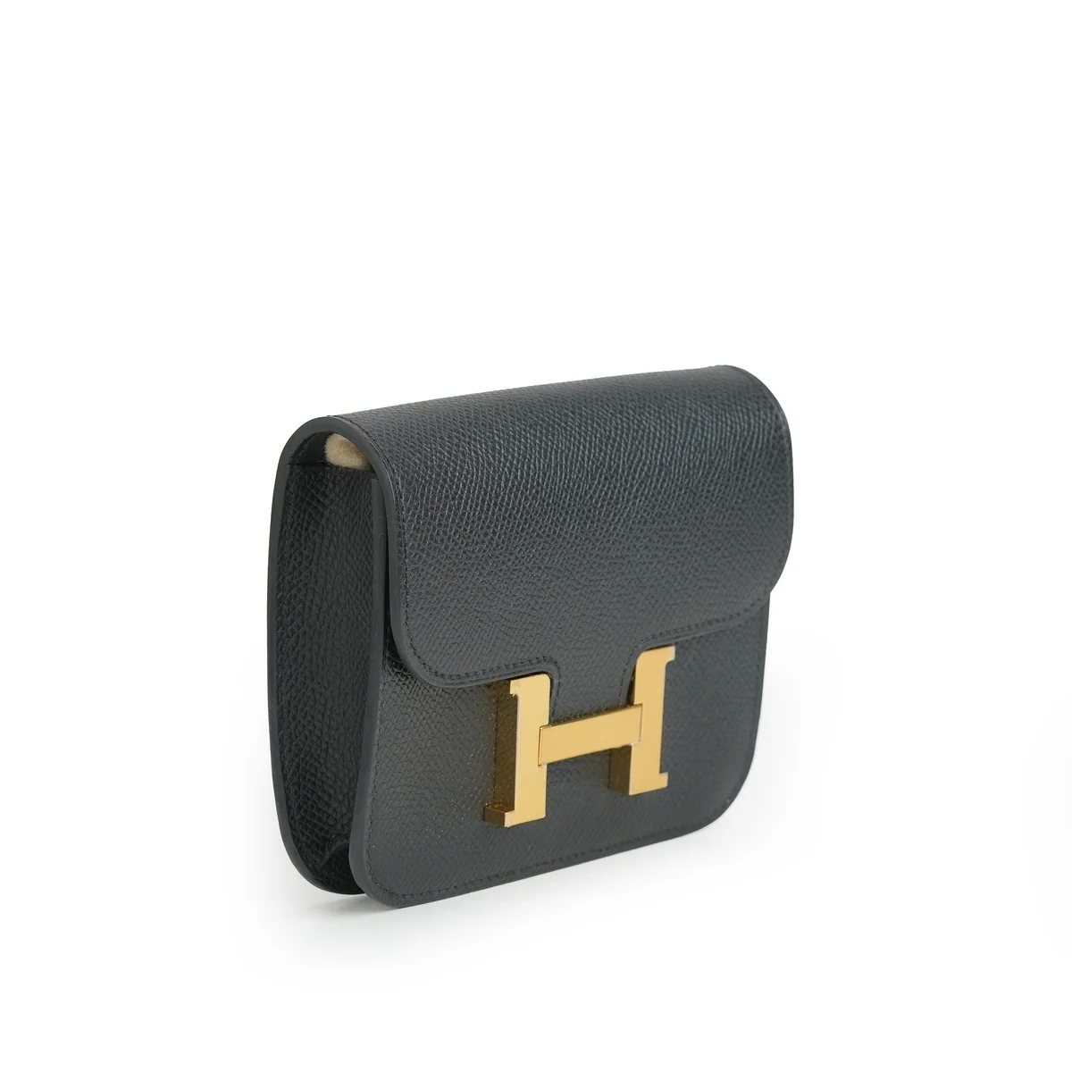 Hermès Constance Slim Wallet Noir — view 3
