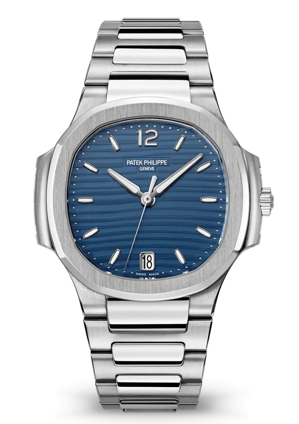 Patek Philippe Nautilus Ladies Steel Blue Opaline 35.2MM