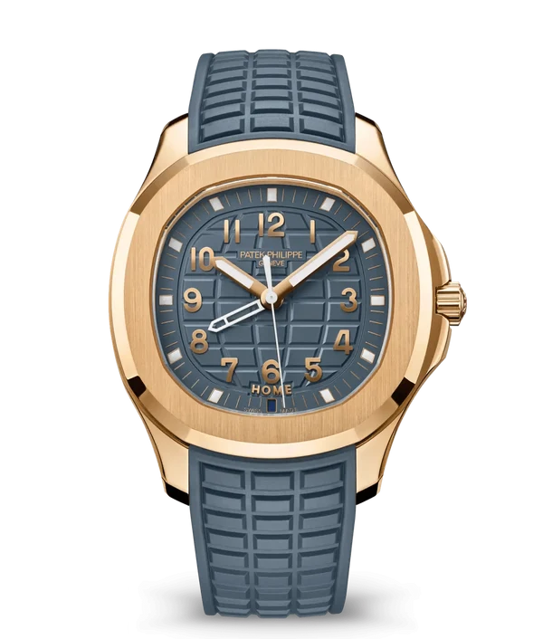 Patek Philippe Aquanaut Rose Gold Opaline Blue-Gray 38MM