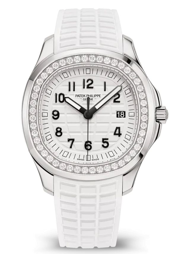 Patek Philippe Aquanaut Luce Steel Diamond Matte White Dial 38.8MM