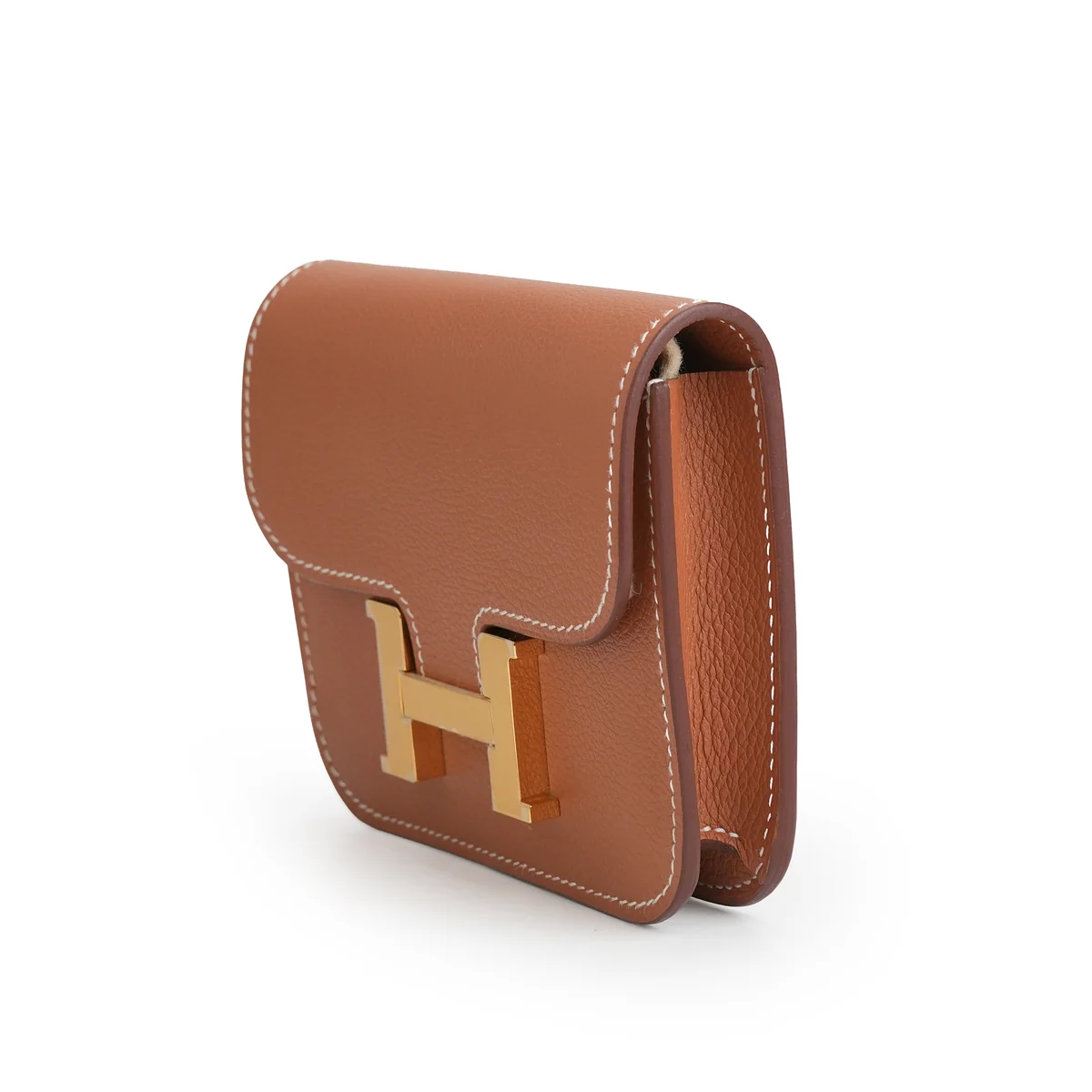 Hermès Constance Slim Wallet Marron — view 4