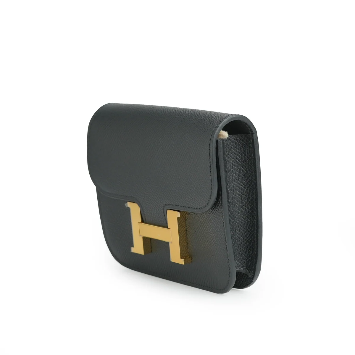 Hermès Constance Slim Wallet Noir — view 4