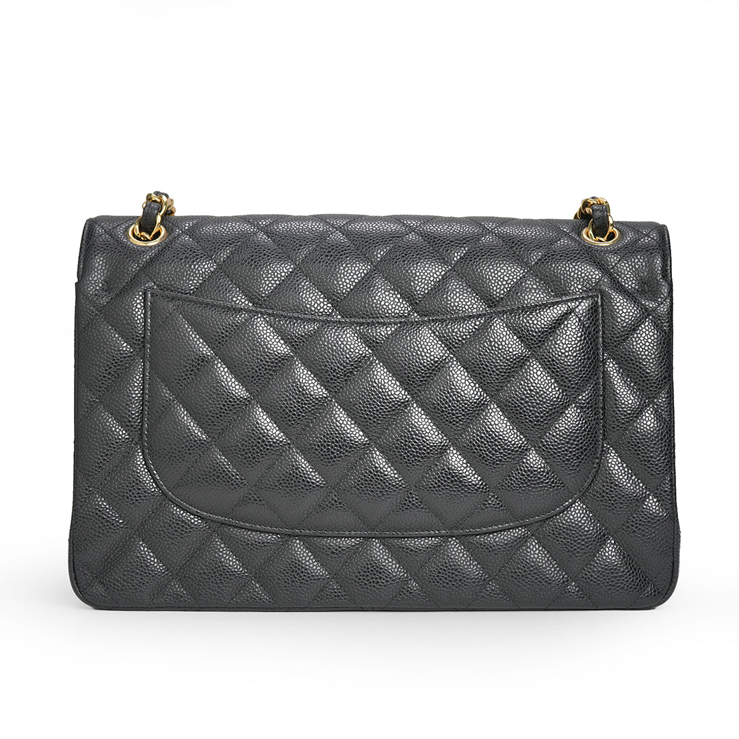 Chanel Double Flap Bag Jumbo Black — view 4