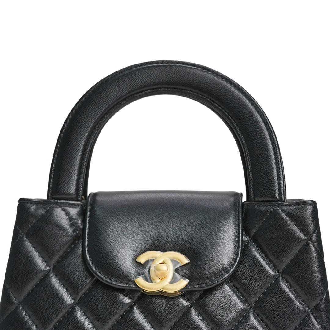Chanel Mini Kelly Shopper Bag Black — view 5