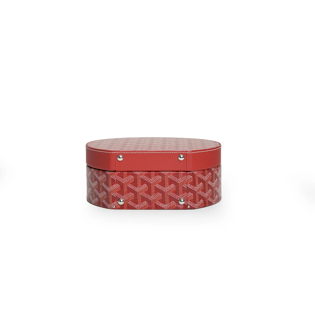 Goyard The Alto Hatbox Trunk Bag Red — view 7