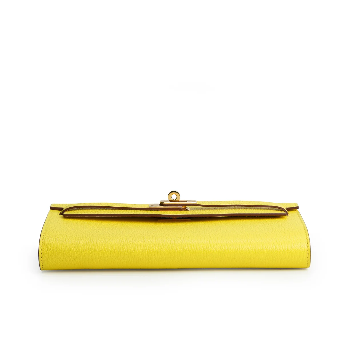 Hermès Kelly Classique To Go Wallet Jaune Citron — view 6