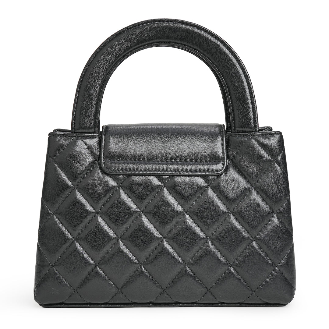 Chanel Mini Kelly Shopper Bag Black — view 8