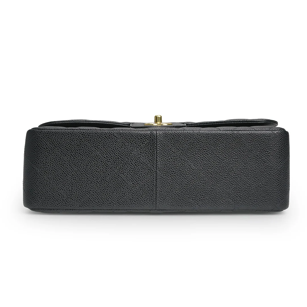 Chanel Double Flap Bag Jumbo Black — view 7