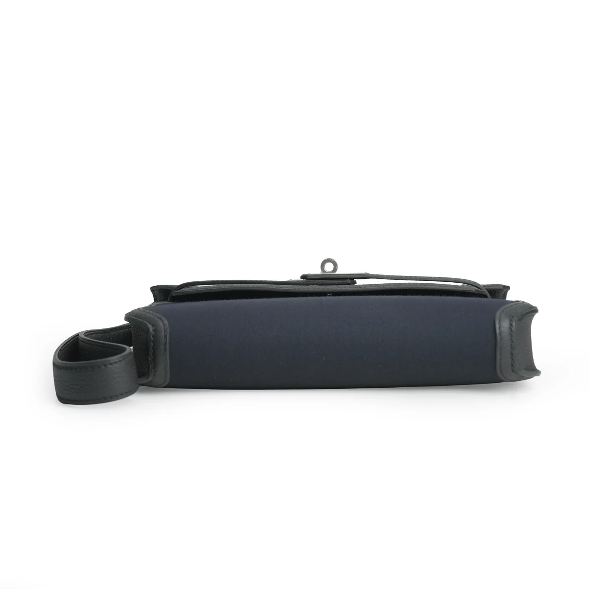 Hermès Kelly Depeches 25 Togo / Canvas Noir Palladium Hardware Stamp W 2024 — view 7