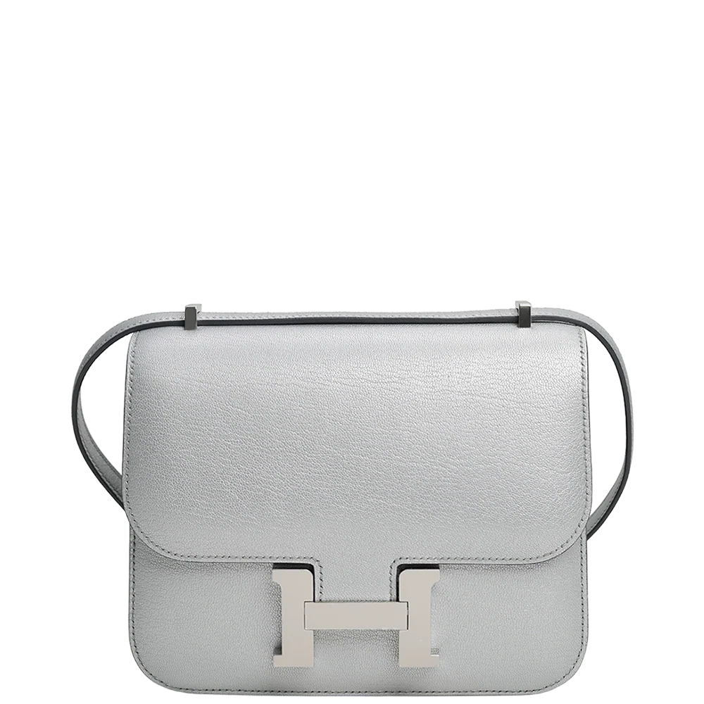 Hermès Constance 18 Mini Mirror Chèvre CHamkilight Argent Palladium Hardware Stamp K 2025