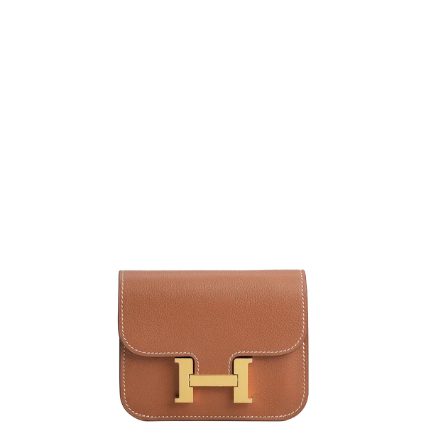 Hermès Constance Slim Wallet Marron