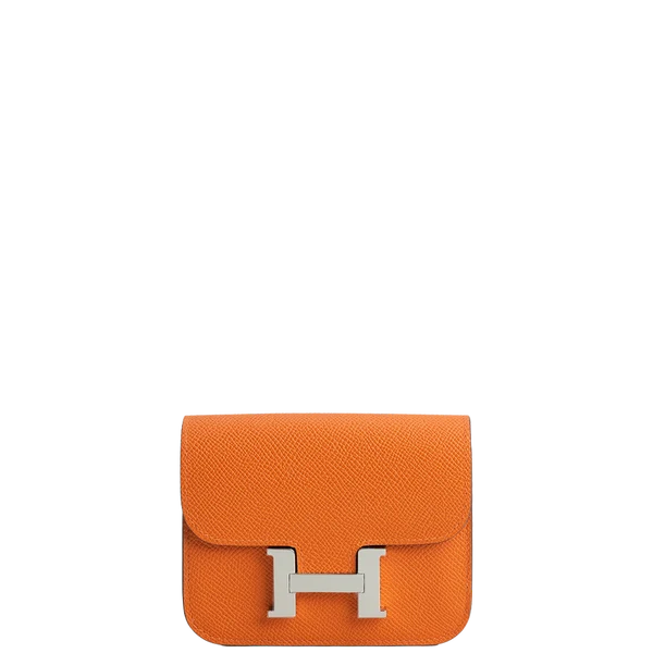 Hermès Contance Slim Wallet Orange