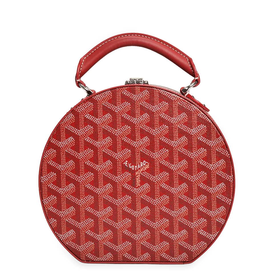 Goyard The Alto Hatbox Trunk Bag Red