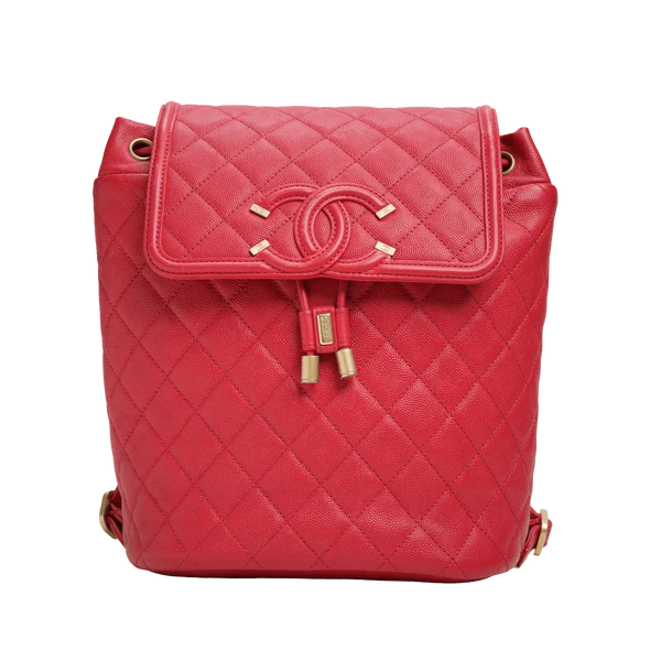Chanel CC Filigree Matelasse Backpack