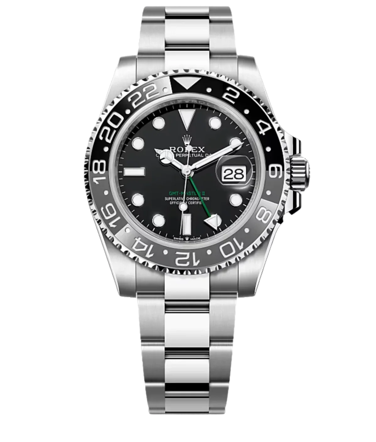 Rolex GMT Master II Bruce Wayne Oystersteel 40MM