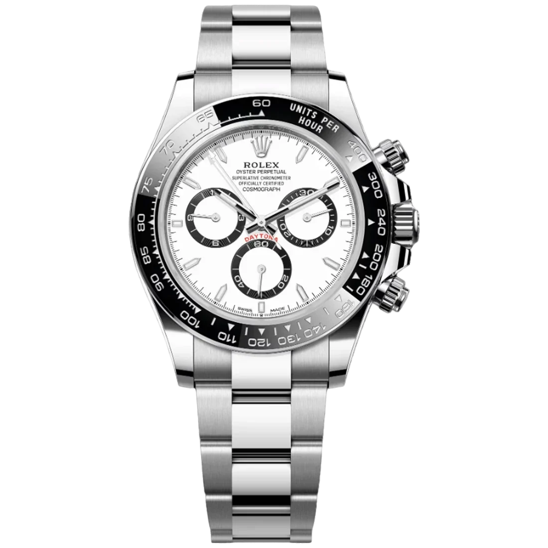 Rolex Cosmograph Daytona Oystersteel White Panda Dial 40MM