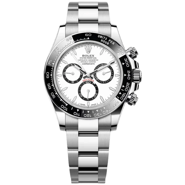 Rolex Cosmograph Daytona Oystersteel White Panda Dial 40MM