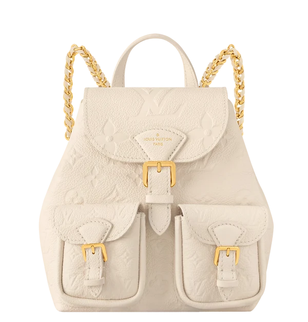 Louis Vuitton Backup Backpack Leather Cream