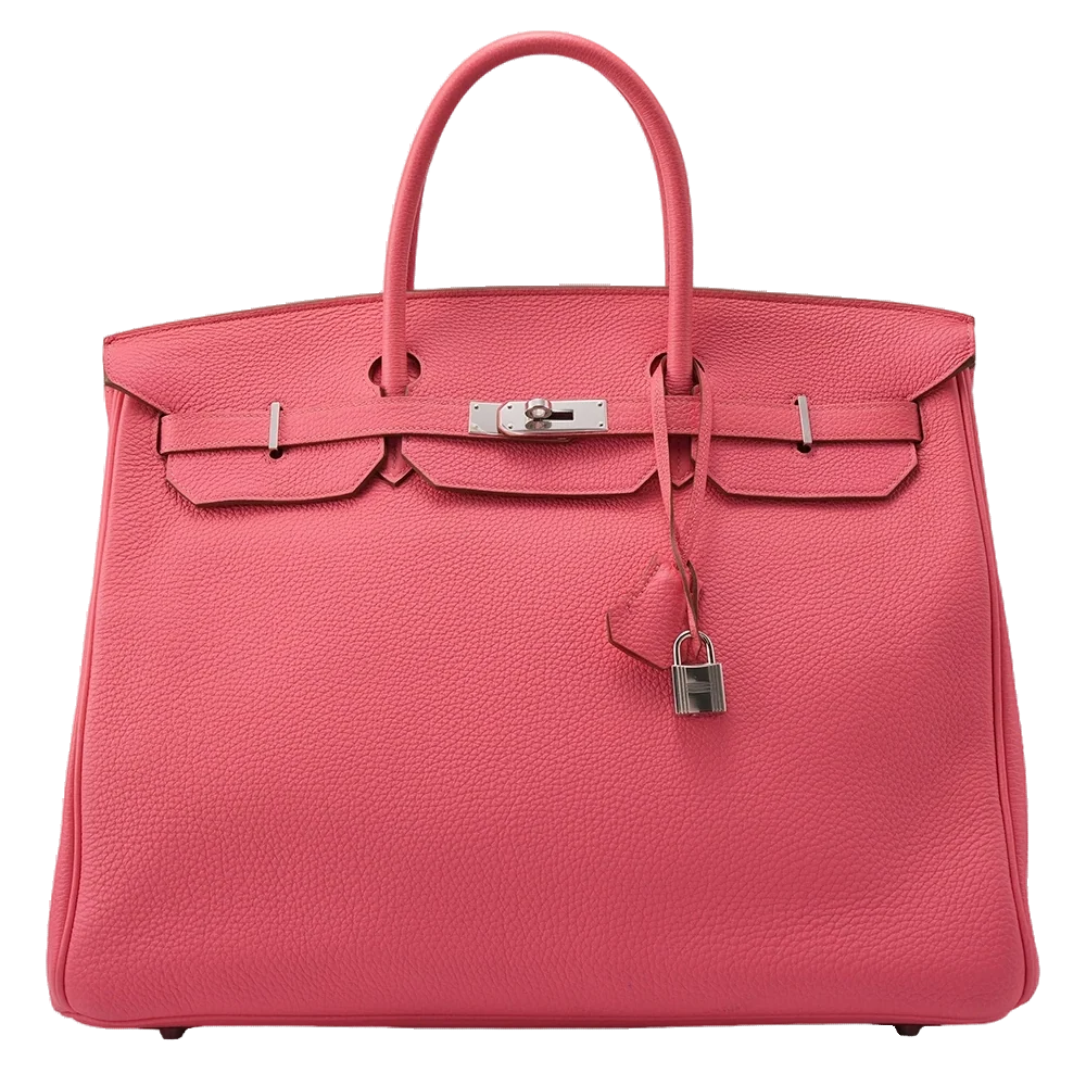 Hermès Birkin 40 Togo Rose Azalee Palladium Hardware