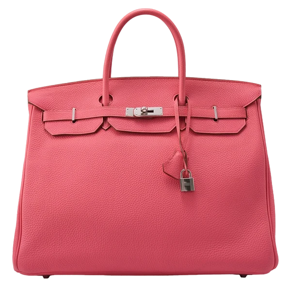 Hermès Birkin 40 Togo Rose Azalee Palladium Hardware
