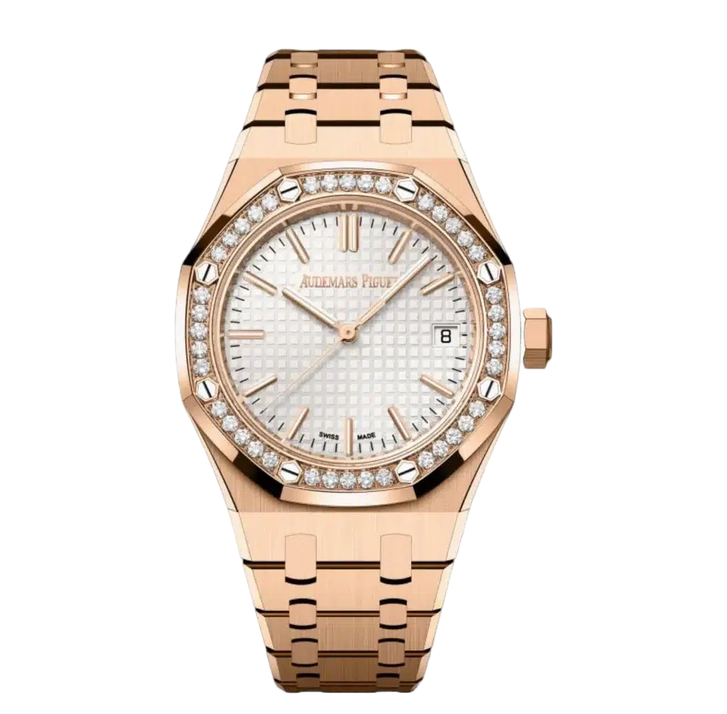 Audemars Piguet Royal Oak Rose Gold Silver Dial 33MM