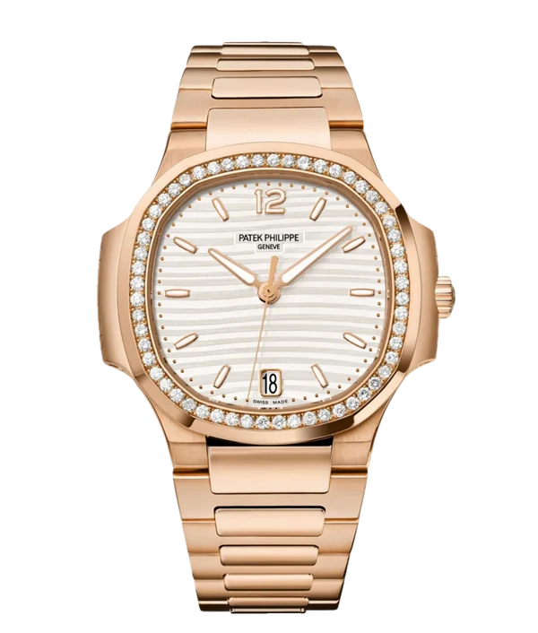 Patek Philippe Nautilus Rose Gold Silvery Opaline Dial 38.8MM