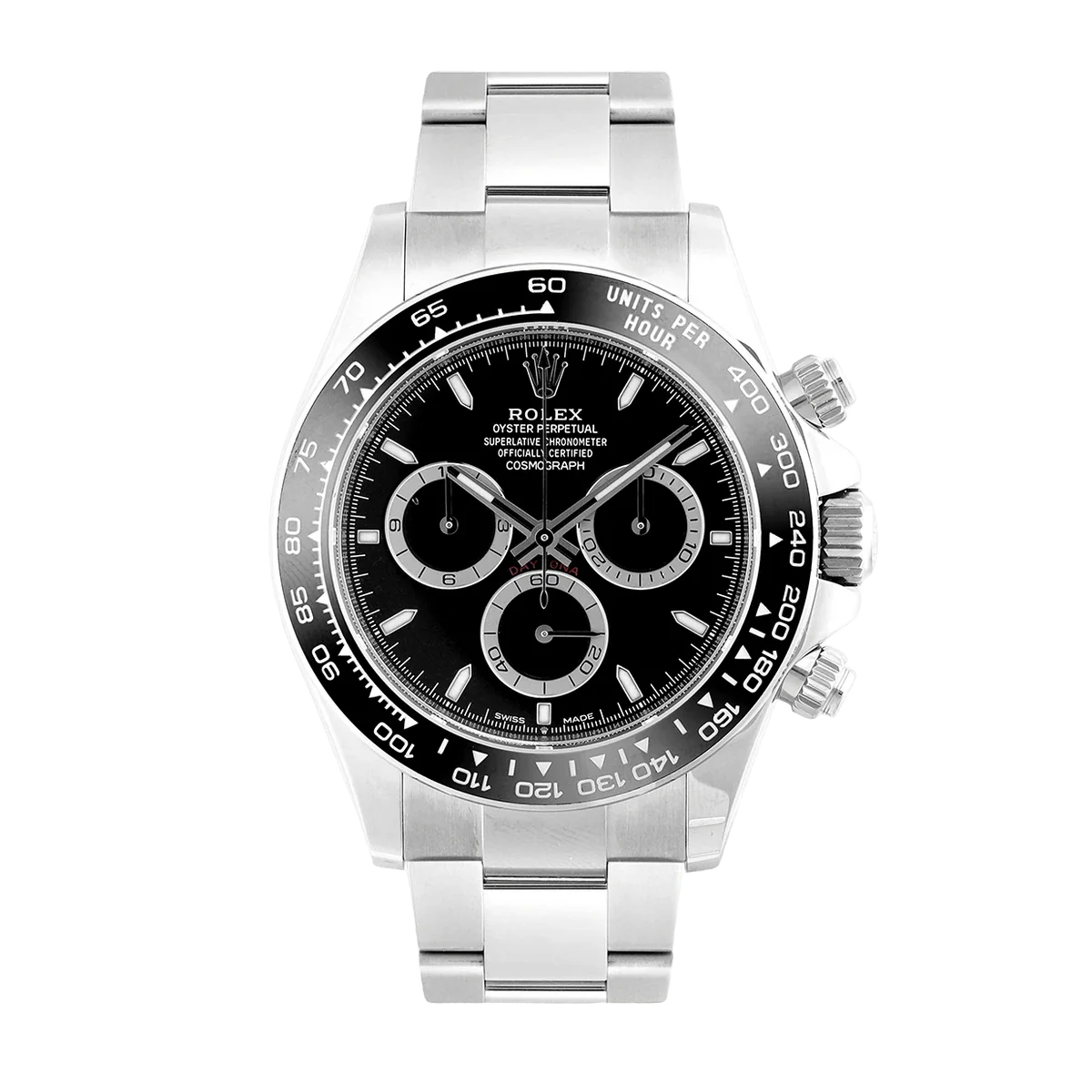 Rolex Cosmograph Daytona Black Dial 40MM
