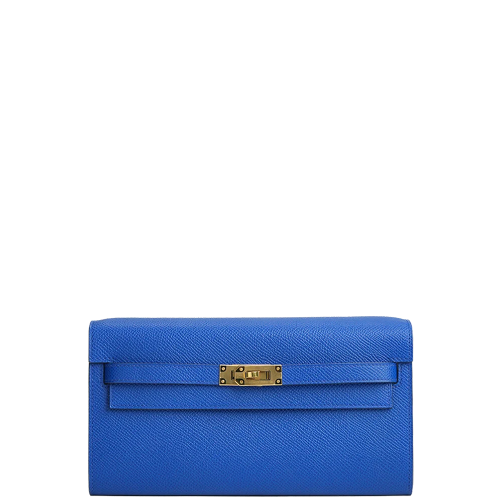 Hermès Kelly To Go Wallet Bleu Royal