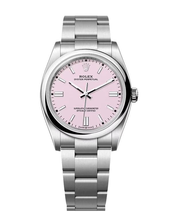 Rolex Oyster Perpetual Pink Dial 36MM