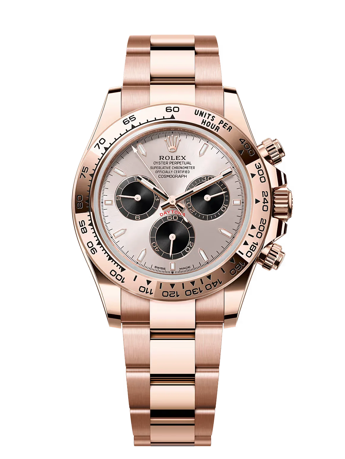 Rolex Cosmograph Daytona Rose Gold Sundust Dial 40MM